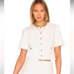 Amanda Uprichard white top